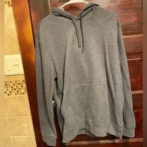 Tek Gear Ultrasoft Fleece Hoodie Grey Charcoal Large